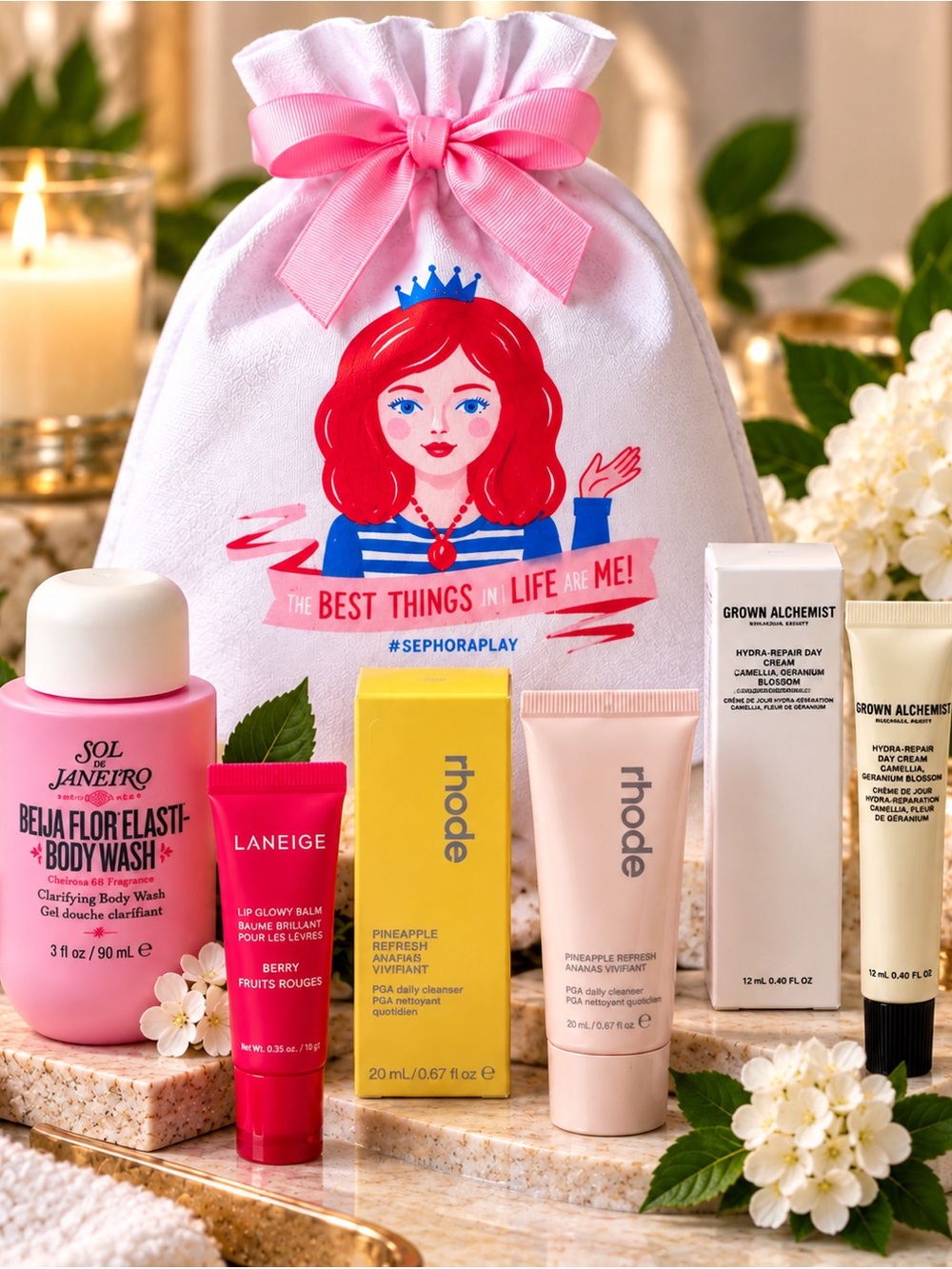 🎀 Sephora Play Beauty Bundle | Rhode • Sol de Janeiro • Laneige • Grown Alchemis